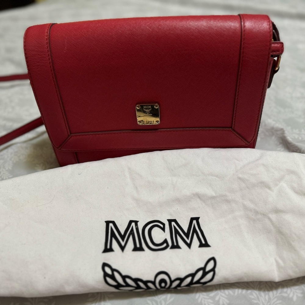 MCM Red Crossbody Bag